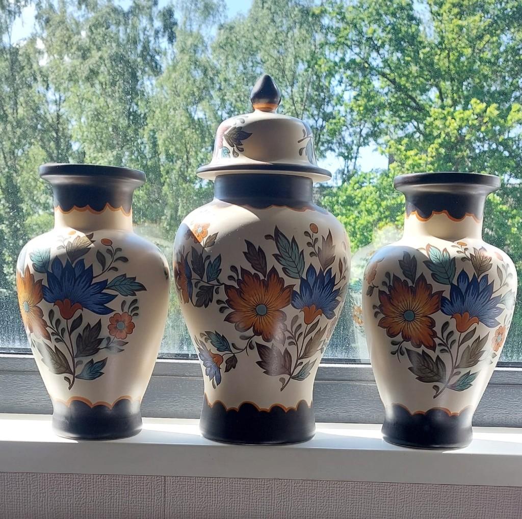 Flora Gouda plateel kaststel, Antiek en Kunst, Ophalen of Verzenden