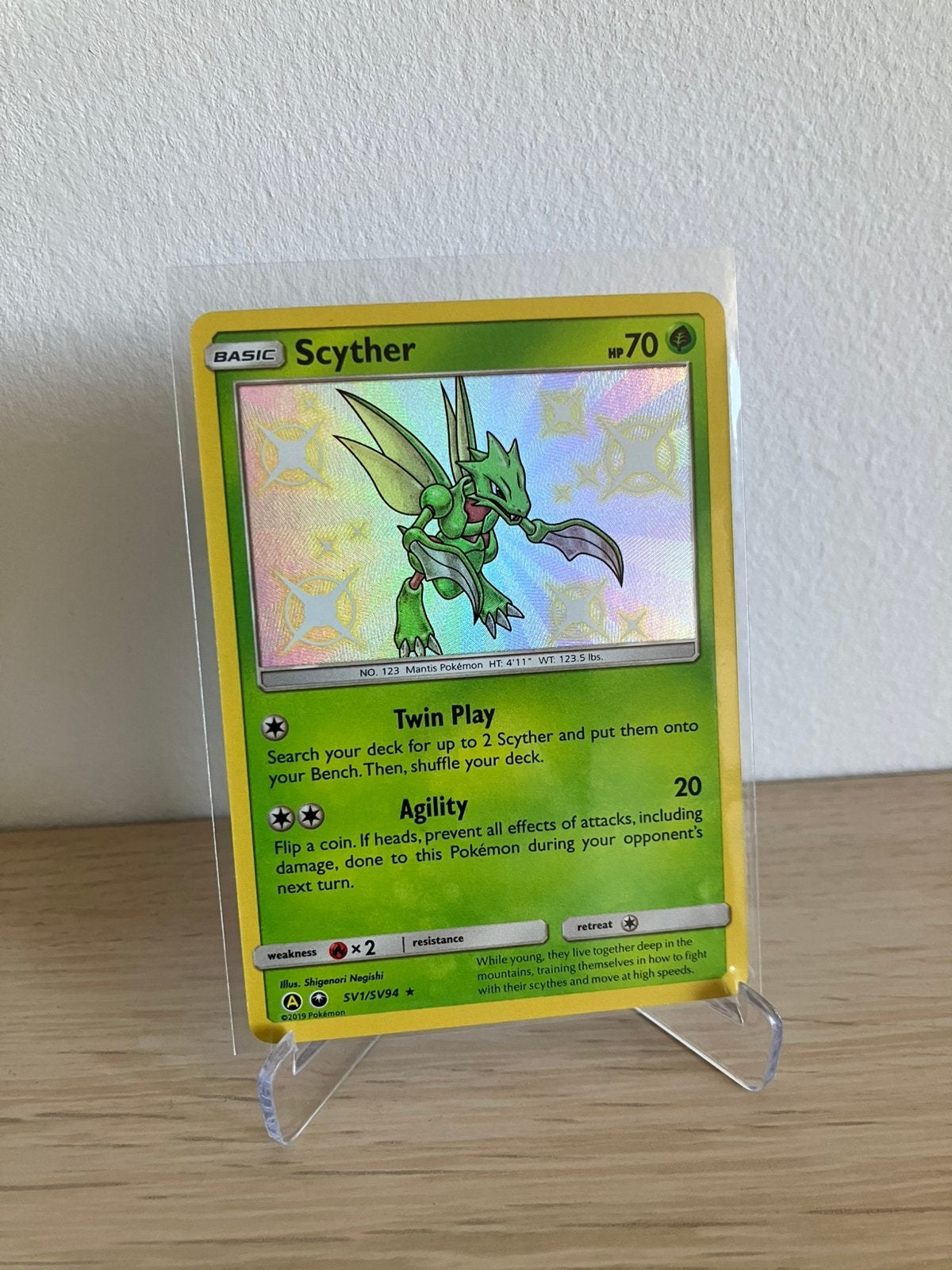 Scyther SV1/SV94 BOOSTERFRIS, Ophalen of Verzenden, Zo goed als nieuw, Losse kaart