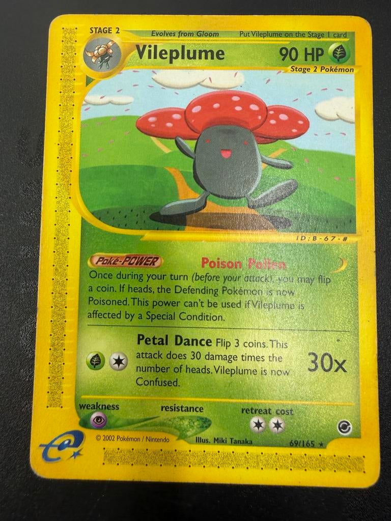 Vileplume Pokémon Kaart 69/165 (2002), Ophalen of Verzenden, Gebruikt, Losse kaart