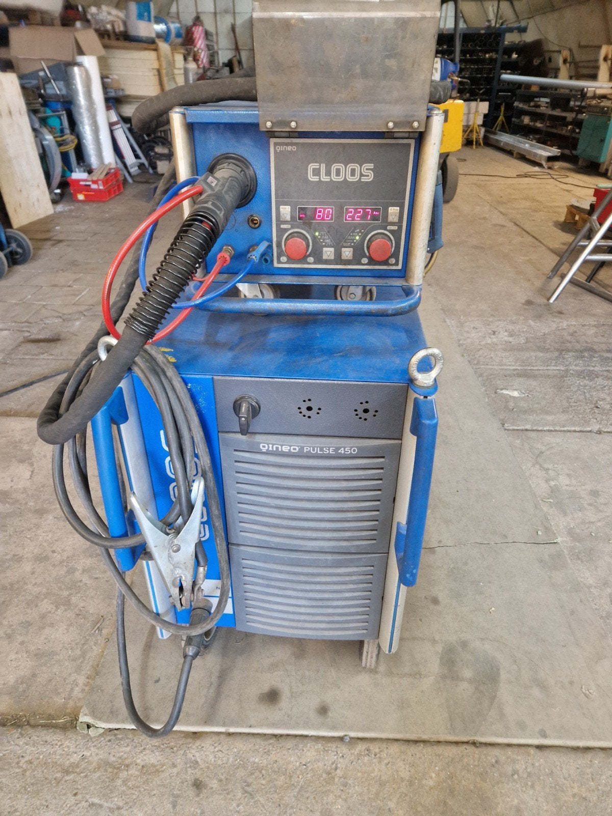 Cloos Qineo Pulse 450 Lasapparaat, Ophalen of Verzenden, Gebruikt, 250 ampère of meer, Co2