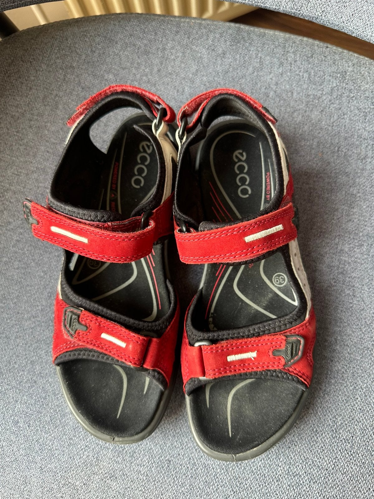 Dames Sandalen wandelschoenen Ecco maat 39, Kleding | Dames, Schoenen, Ophalen of Verzenden, Zo goed als nieuw, Zwart, Wandelschoenen