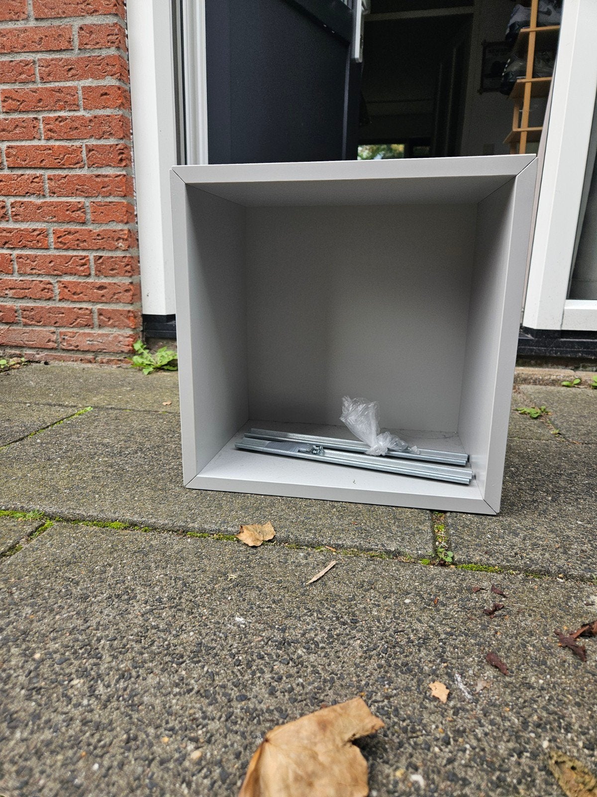 IKEA Eket Kubus - Grijs 2 stuks, Ophalen, Gebruikt