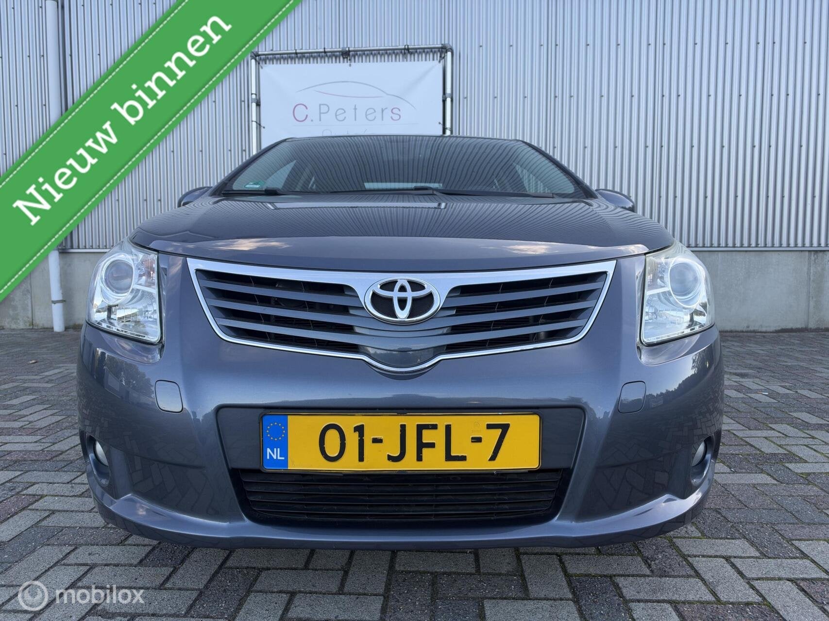 Toyota Avensis 1.8 VVTi Dynamic 2009 / Navigatie / Cruisecon, Auto's, Voorwielaandrijving, Blauw, Origineel Nederlands, Bedrijf