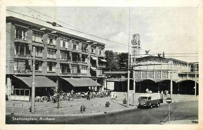 377-664-005 Arnhem Stationsplein, Ophalen of Verzenden, Voor 1920, Gelderland