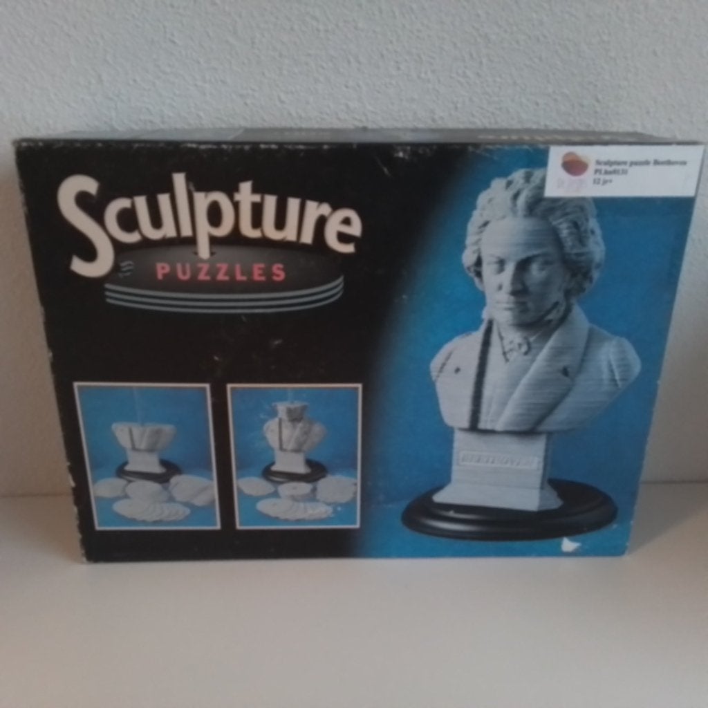 Sculpture Puzzles Beethoven Buste 3D Puzzel, Ophalen, Minder dan 500 stukjes, Gebruikt, Rubik's of 3D-puzzel