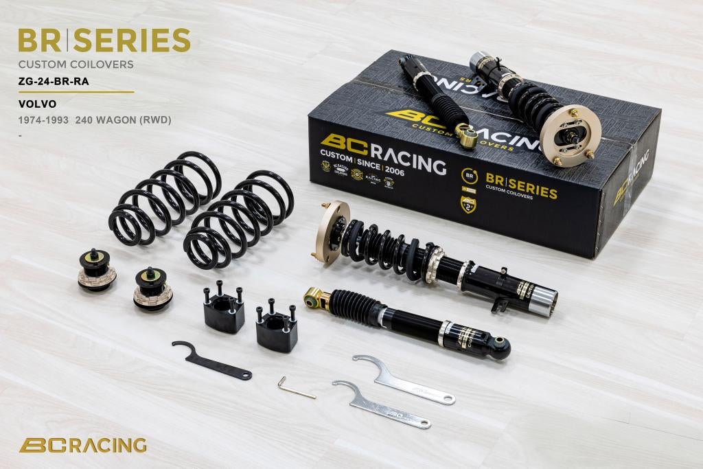 BC Racing BR-RA serie schroefset - Volvo 240 Wagon 74-93, Ophalen of Verzenden