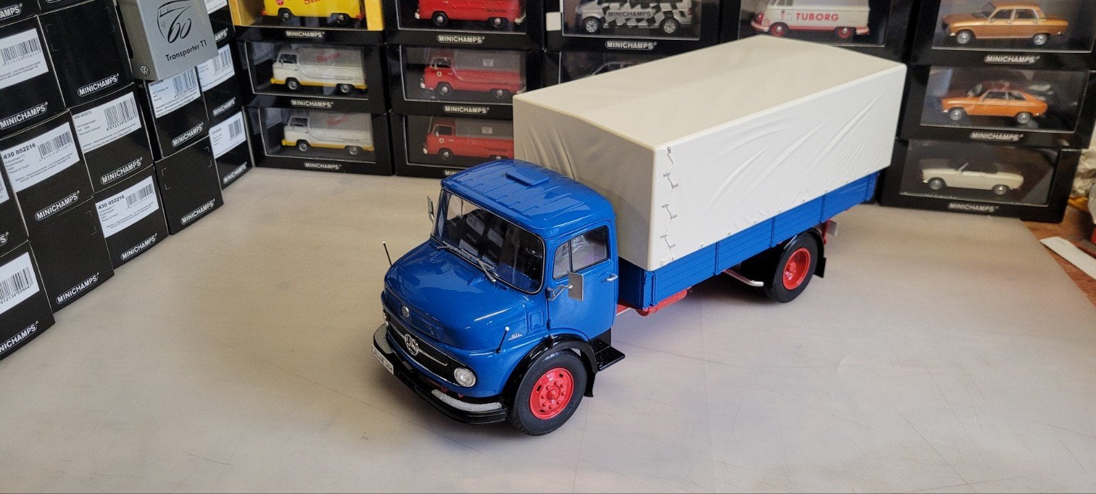 Schuco Mercedes L911 bakwagen, Hobby en Vrije tijd, Ophalen of Verzenden, Zo goed als nieuw, Overige typen, Overige merken