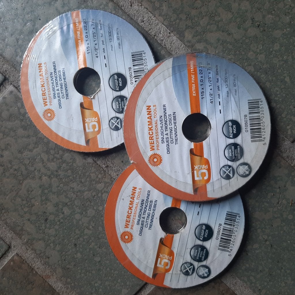 Slijpschijven 3x5st werckmann, Ophalen of Verzenden, Nieuw, Minder dan 700 watt, Overige typen