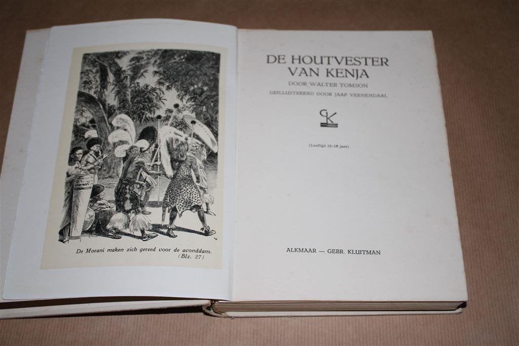 De houtvester van Kenja. Walter Tomson. Kluitman 1940., Boeken, Ophalen of Verzenden, Gelezen