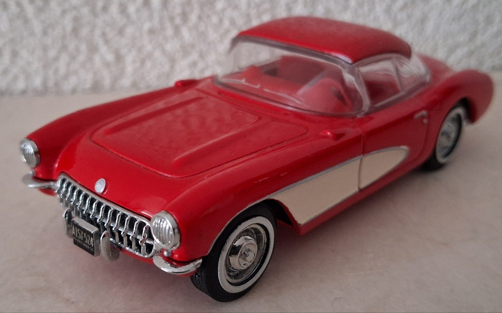 Chevrolet corvette 1956, Ophalen of Verzenden, Auto, Dinky Toys