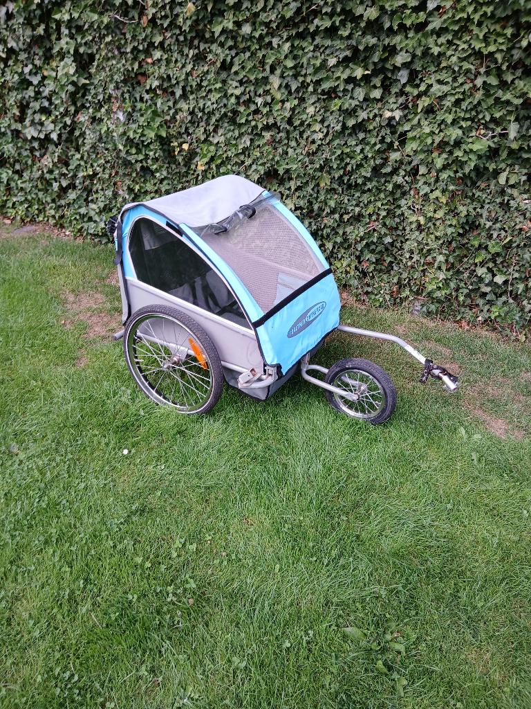 nette fietskar, Fietsen en Brommers, Ophalen, Gebruikt, Opvouwbaar, Kinderkar