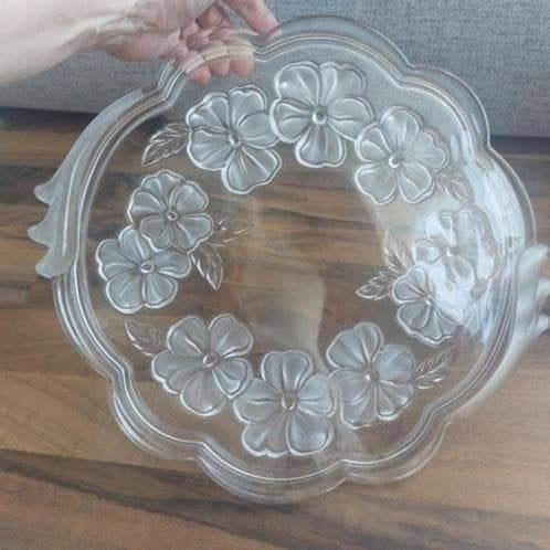 Original Walter glas schaal,diameter 33cm, H2cm, nieuwe, Ophalen of Verzenden, Nieuw, Rond, Glas