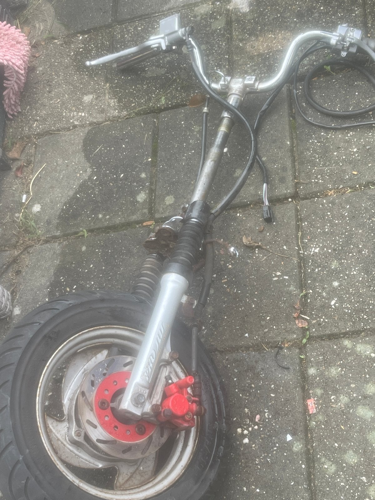 Sym Mio voorvork met stuur en wiel, Ophalen, Gebruikt, Overige typen, SYM