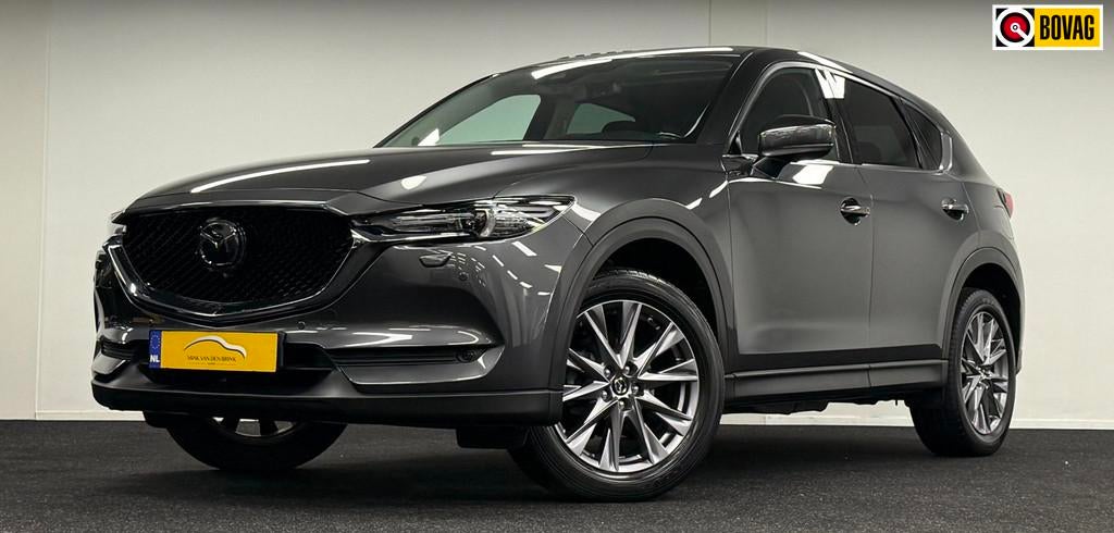 Mazda CX-5 2.5 SkyActiv-G 194 4WD AWD Signature*Leder*Trekha, Auto's, Verwarming stoelen achter, Gebruikt, Zwart, 4 cilinders