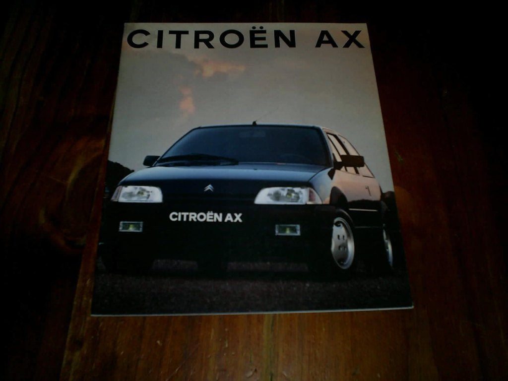 Citroen AX [ juli 1991 ] 32 pag., Verzenden, Zo goed als nieuw, Citroën