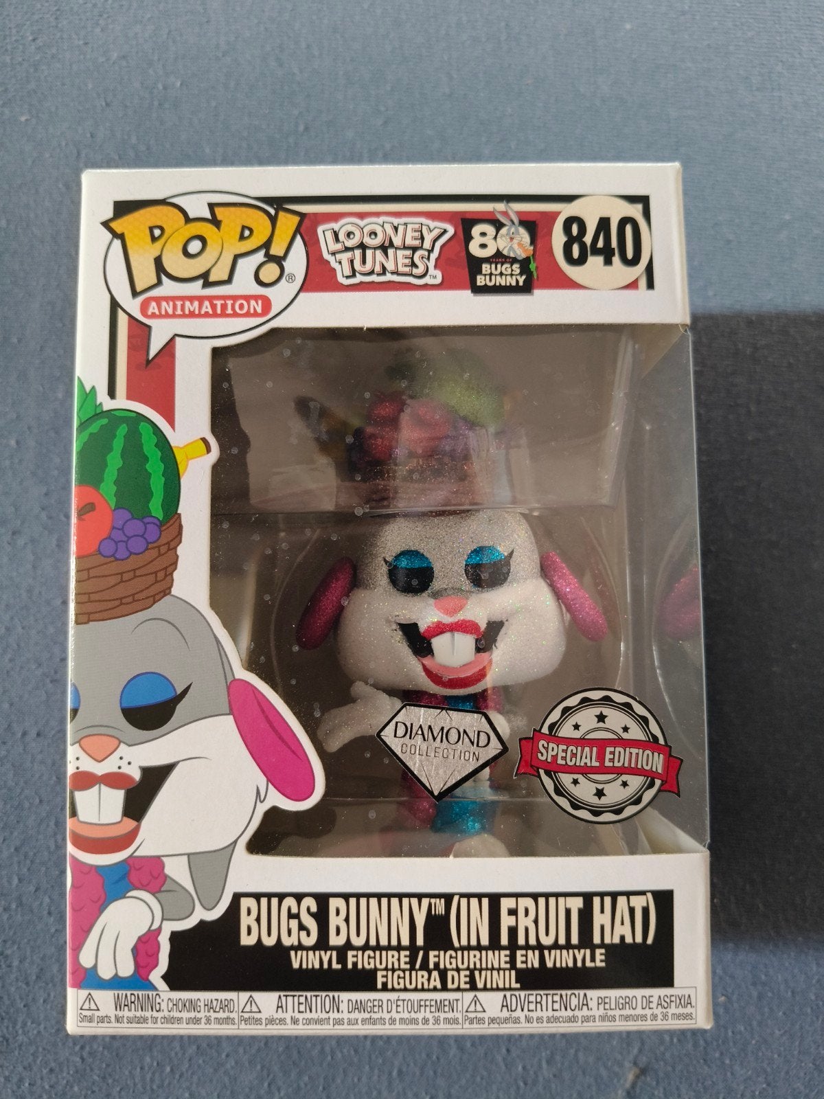 Funko Pop! Looney Tunes Bugs Bunny (In Fruit Hat) 840, Ophalen, Zo goed als nieuw
