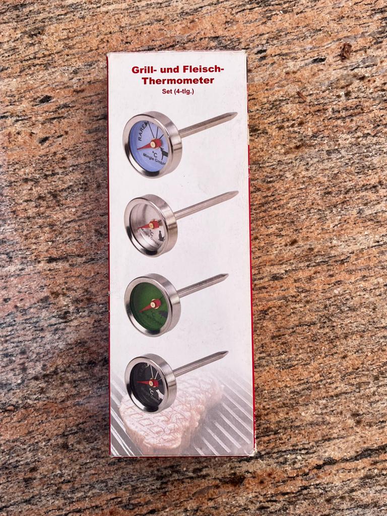 set van 4 vleesthermometers voor de bbq of oven, Ophalen of Verzenden, Nieuw