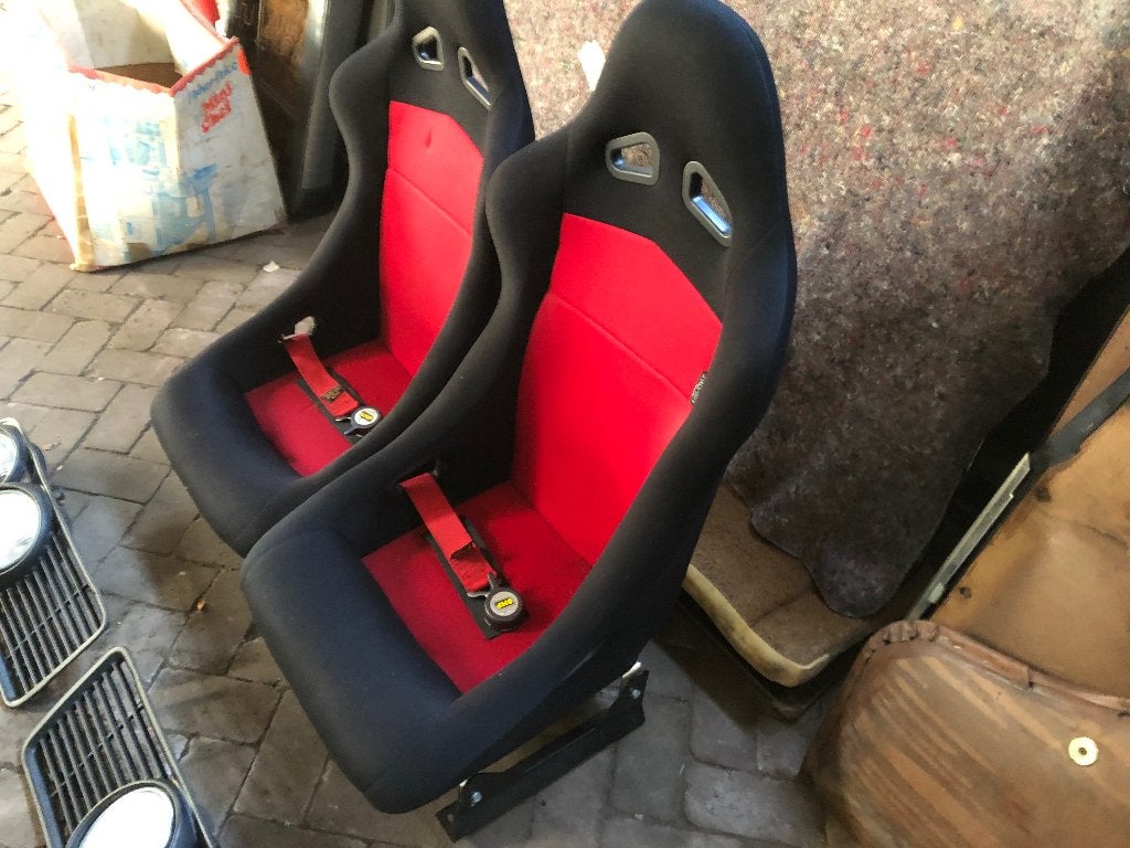 Sportstoelen ralleystoelen, Ophalen of Verzenden, Gebruikt