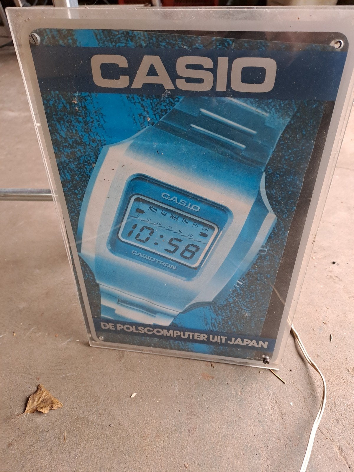 Vintage Casio Horloge Display - 'De Polscomputer uit Japan', Overige merken, Overige materialen, Polshorloge, 1960 of later