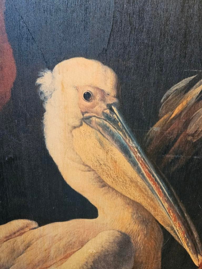 Wandpaneel multiplex met opdruk vogels, Ophalen of Verzenden, Nieuw