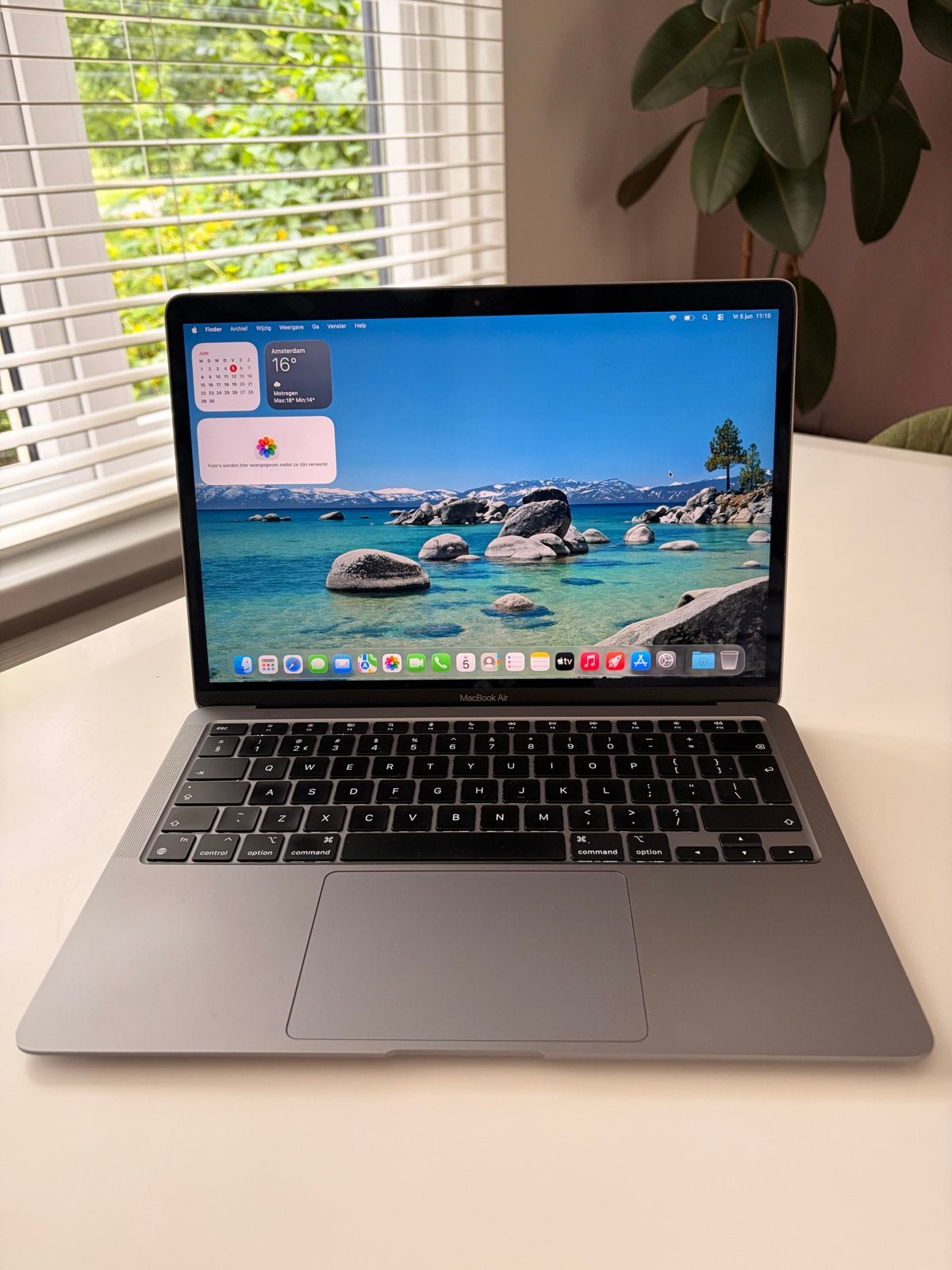 MacBook Air M1 2020, Computers en Software, Apple Macbooks, Ophalen, 256 GB, Qwerty, 8 GB