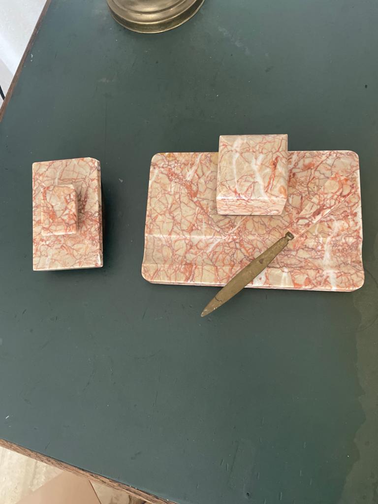 Marmeren schrijfset, Ophalen of Verzenden