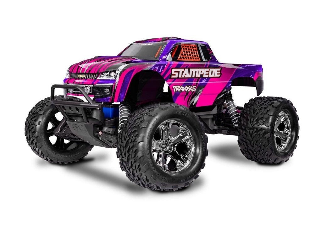 Traxxas TRX36254-8PINK Stampede 2WD Brushed HD incl battery, Hobby en Vrije tijd, Modelbouw | Radiografisch | Auto's, Elektro