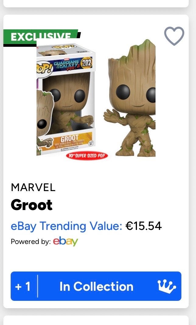 Funko Pop! Marvel Groot 10" Super Sized - Guardians of the G, Ophalen of Verzenden, Zo goed als nieuw