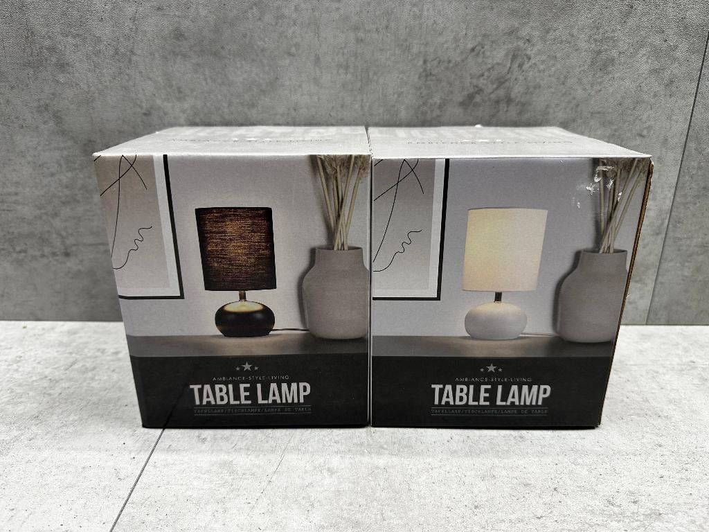 Ambiance Style Living Tafel lamp - NIEUW - 11085, Caravans en Kamperen, Ophalen of Verzenden, Nieuw