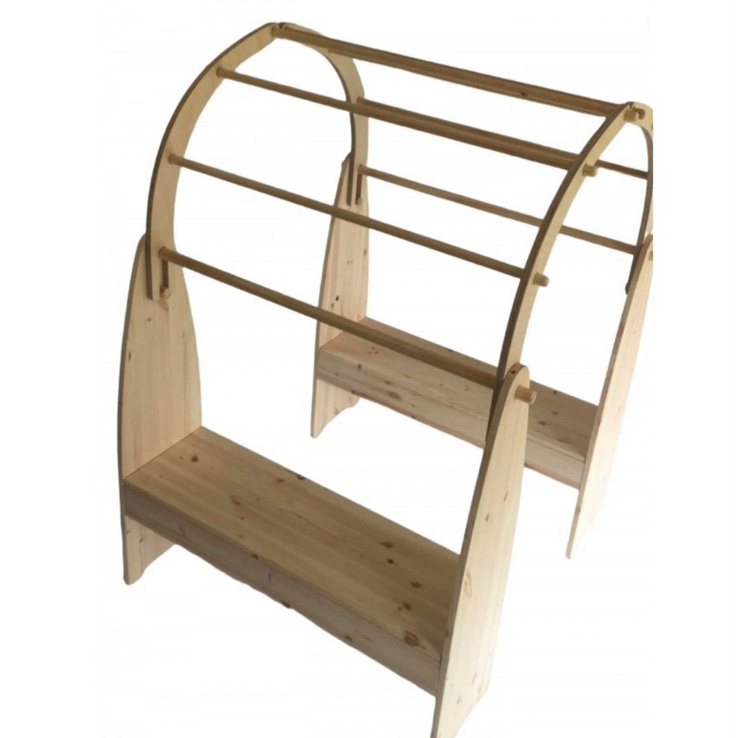 Houten speelboog / klimrek van Speelbelovend voor kinderen, Ophalen, Zo goed als nieuw, Jongen of Meisje
