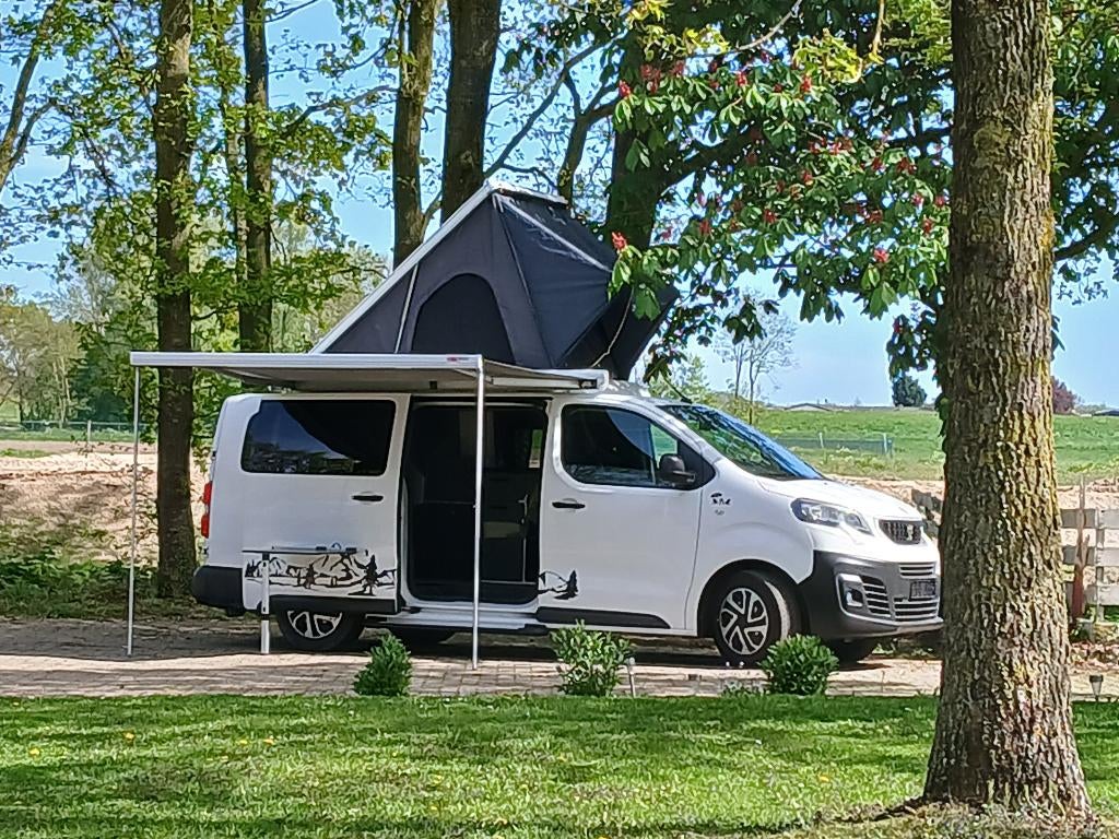 Elektrische Camper Peugeot E-Expert 75kwh, Caravans en Kamperen, Campers, Buscamper of Camperbus, Tot en met 3, Airconditioning