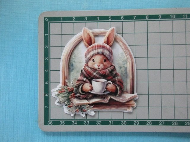 ky452 KERST / konijntje, Verzenden, Nieuw, Kerst, Overige typen