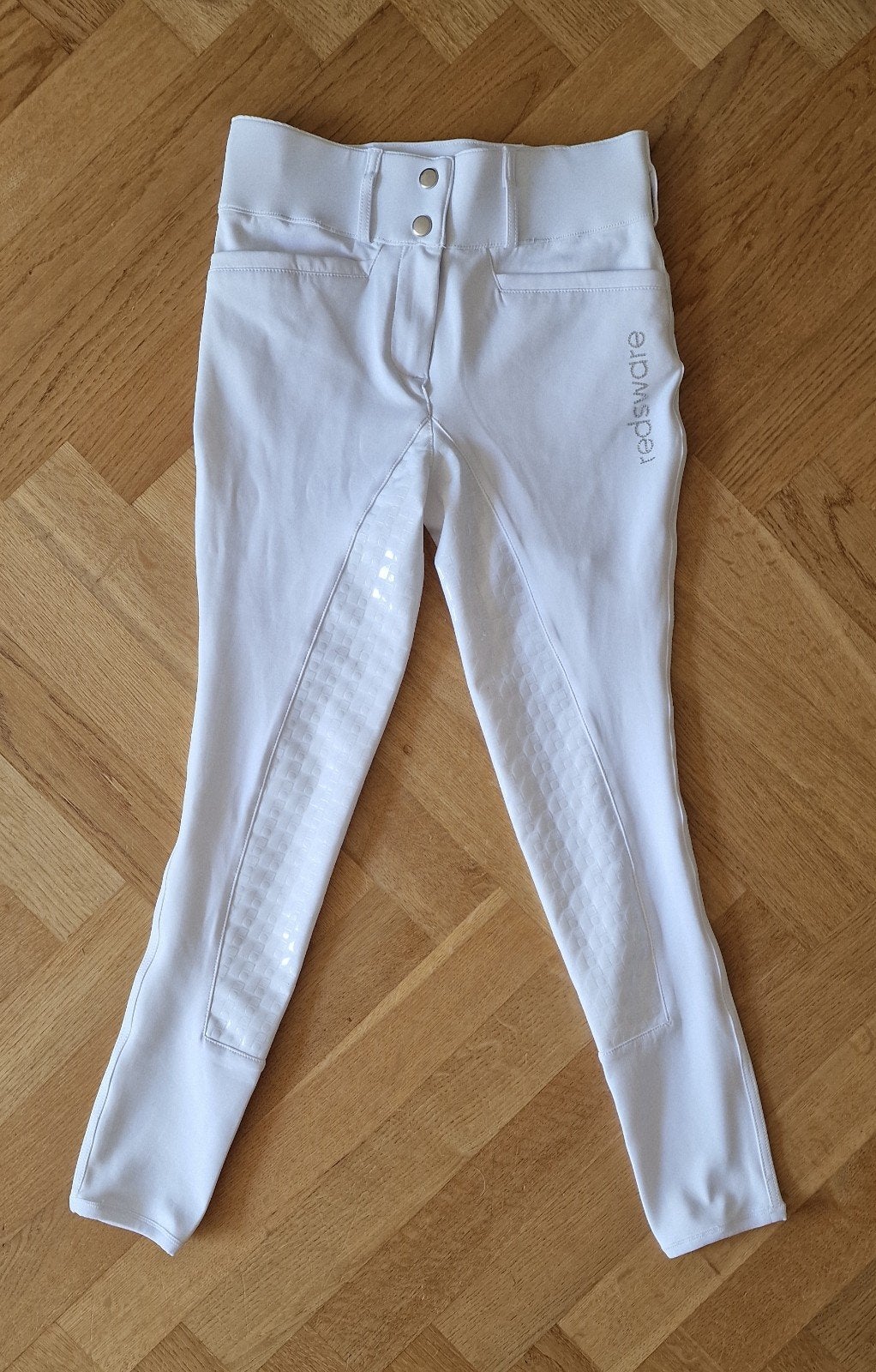 REDSWARE highwaist witte wedstrijdrijbroek fullgrip XS, Sierdetails, Dressuur, Nieuw, Overige merken