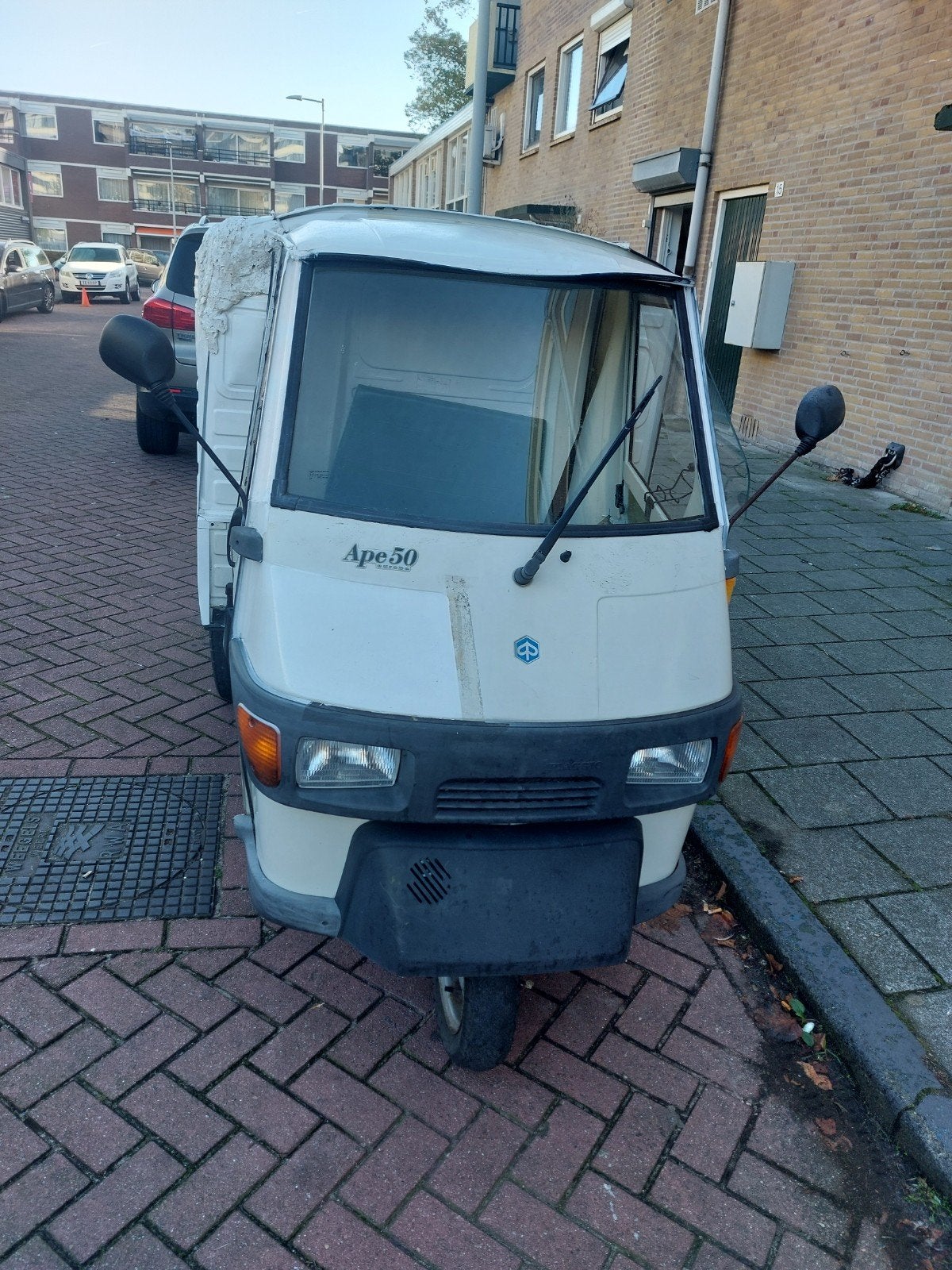 Piaggio Ape (gebutst) 2017 te koop:, Ophalen, Gebruikt, Voor, Bumper