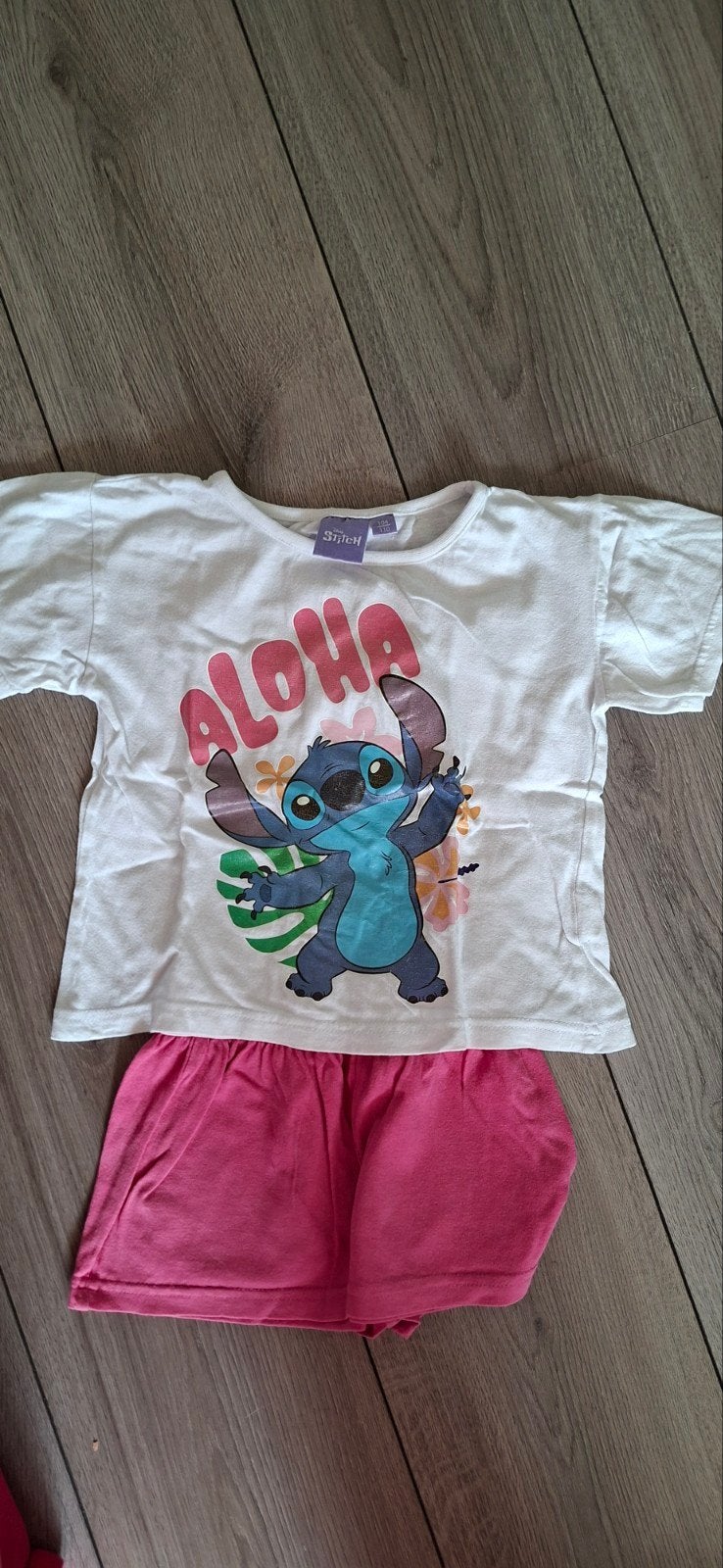 Disney Stitch pyjama setje voor meisjes, Nacht- of Onderkleding, Meisje, Disney Stitch, Ophalen of Verzenden