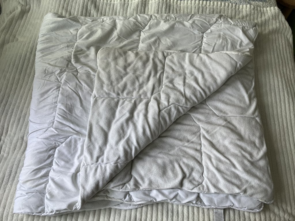 Duvet for double bed - winter/summer sides - meradiso, Ophalen, Gebruikt, Eenpersoons, Wit