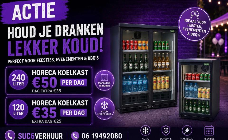 Huren #koelwagen #koelkast #verhuur, Ophalen, Zo goed als nieuw, Overige