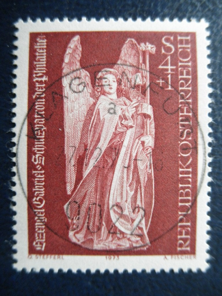 Postzegels Oostenrijk 1974 dag v/d postzegel - cw. € 1,40., Ophalen of Verzenden, Gestempeld
