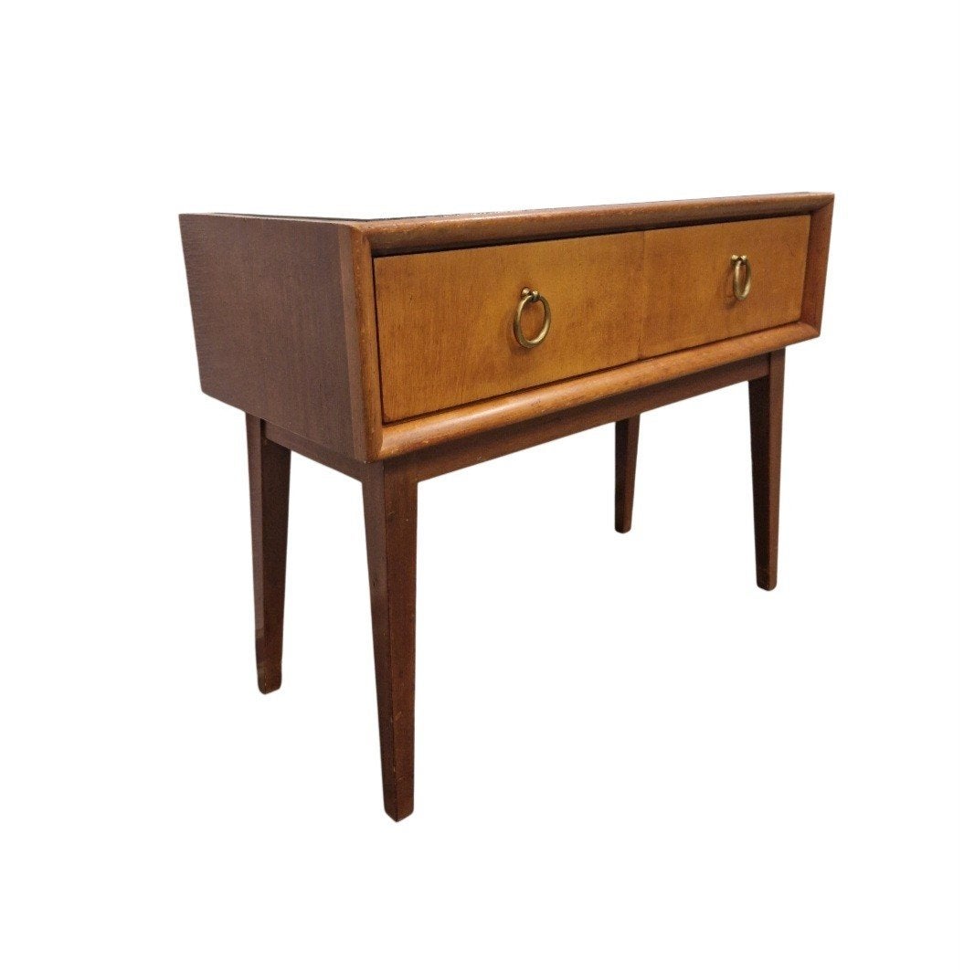 klein vintage dressoir ladekast halkastje sidetable jaren 50, Kolibrivintagehal@gmail.com, Gebruikt, 50 tot 100 cm, Aaldertgeertsstraat 43 Olst