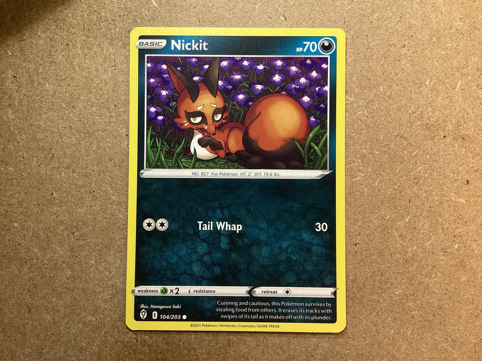 1x Nickit [EVS 104/203] (Near Mint), Ophalen of Verzenden, Zo goed als nieuw, Losse kaart