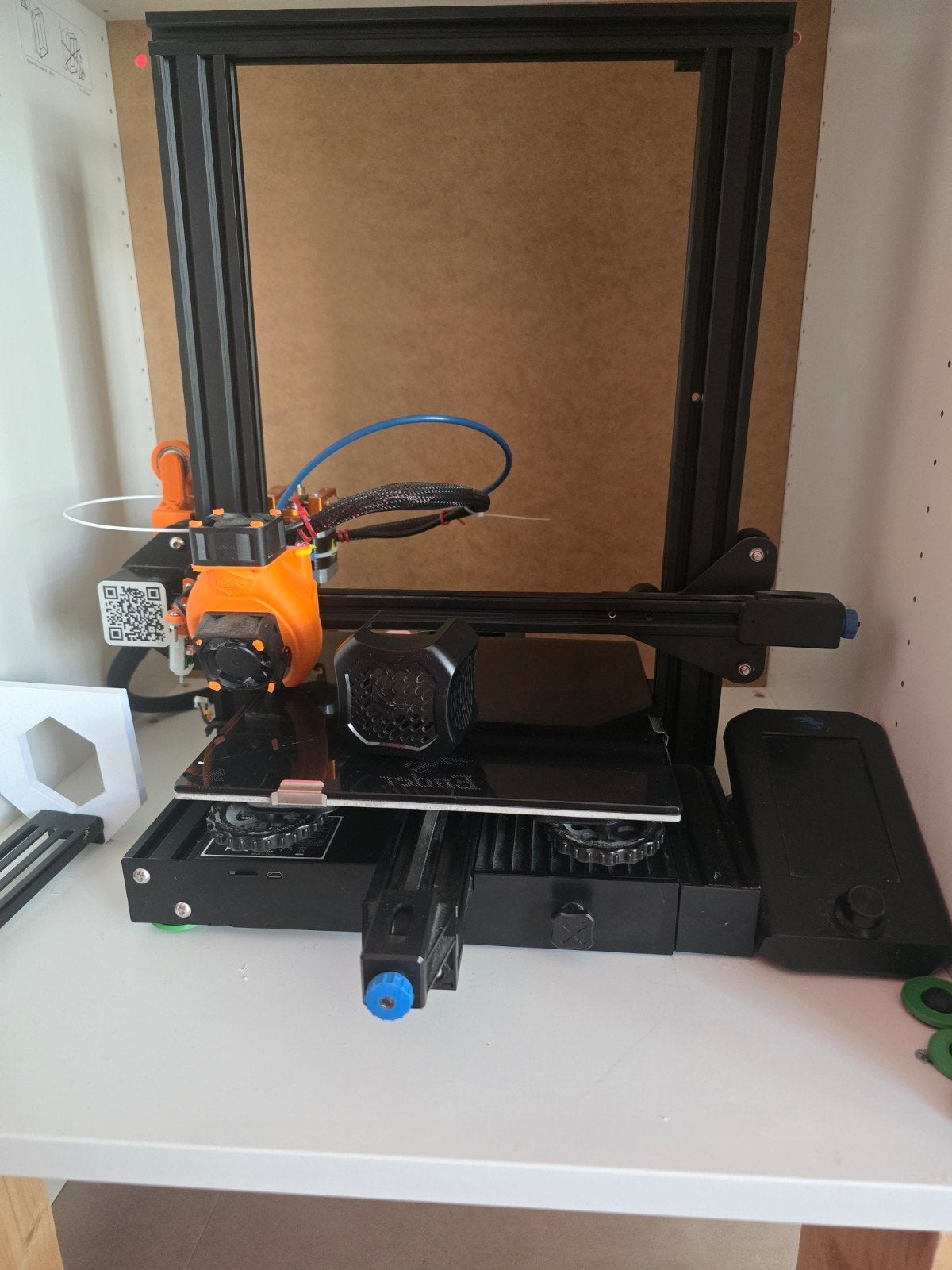 Creality Ender 3 V2 3D-printer met upgrades, Computers en Software, Ophalen of Verzenden, Gebruikt, Filament