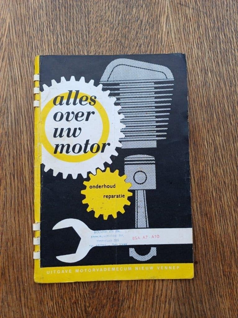 BSA A7 A10 Star-Twin Golden-Flash manual Alles over uw motor, Ophalen of Verzenden, Overige merken