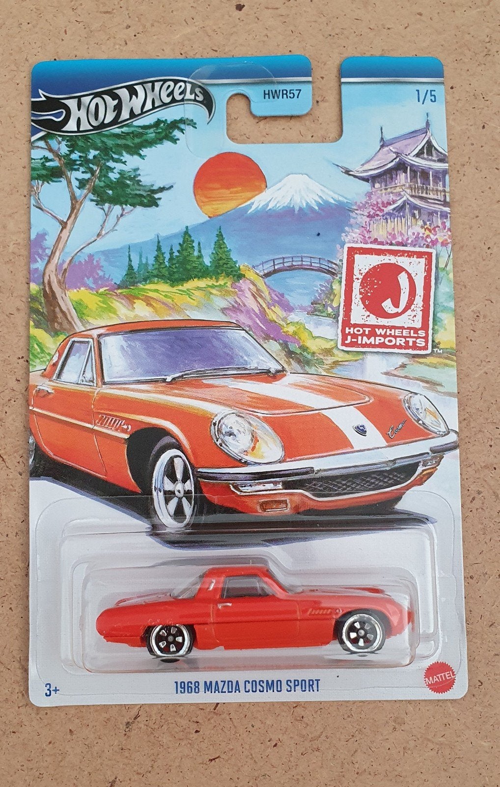 Hot Wheels 1968 Mazda Cosmo Sport - J-Imports HWR57, Ophalen of Verzenden, Nieuw, Auto