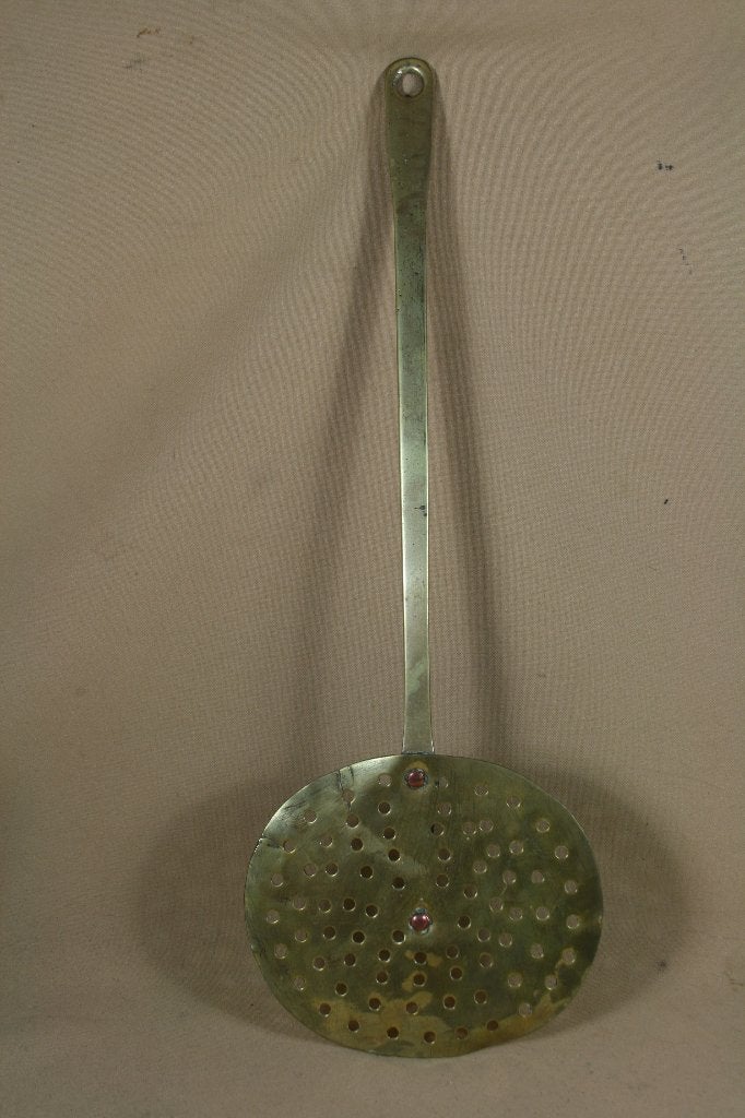 Antiek koperen schuimspaan, Ophalen of Verzenden, Koper