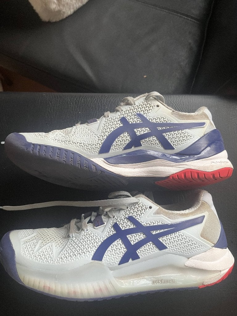 Indoor tennisschoen mt 36 - Asics gel resolution, Ophalen, Gebruikt, Asics, Meisje