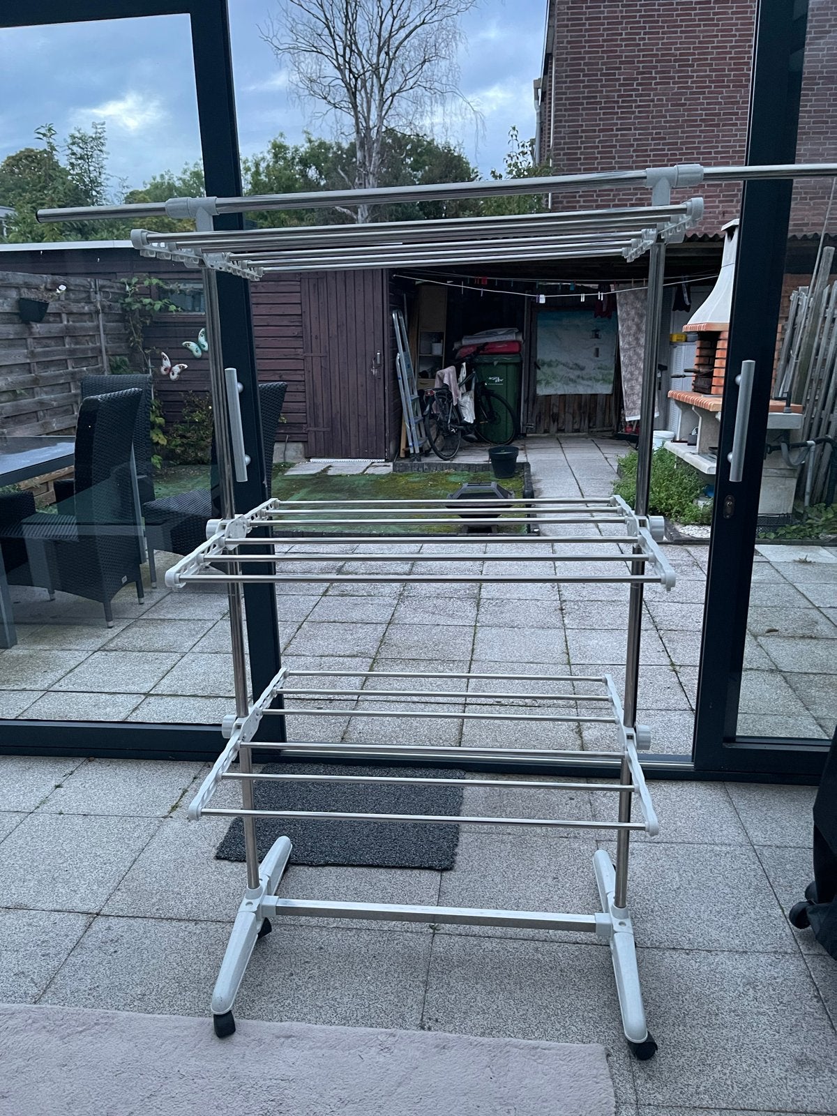 Verrijdbaar Wasrek - Handig en Ruimtebesparend, Ophalen, Zo goed als nieuw, Wasrek