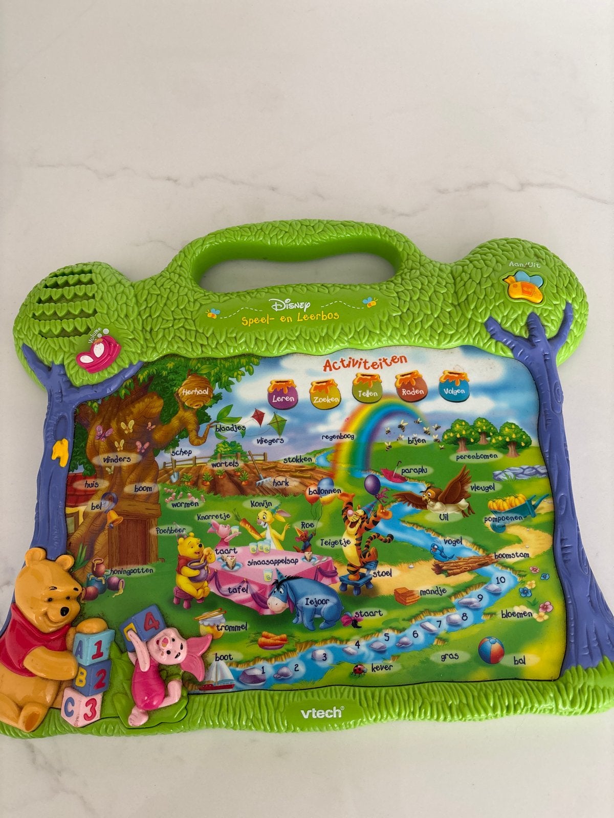 VTech Disney Speel- en Leerbos Winnie de Poeh, Ophalen of Verzenden, Gebruikt, Taal en Lezen, Met licht