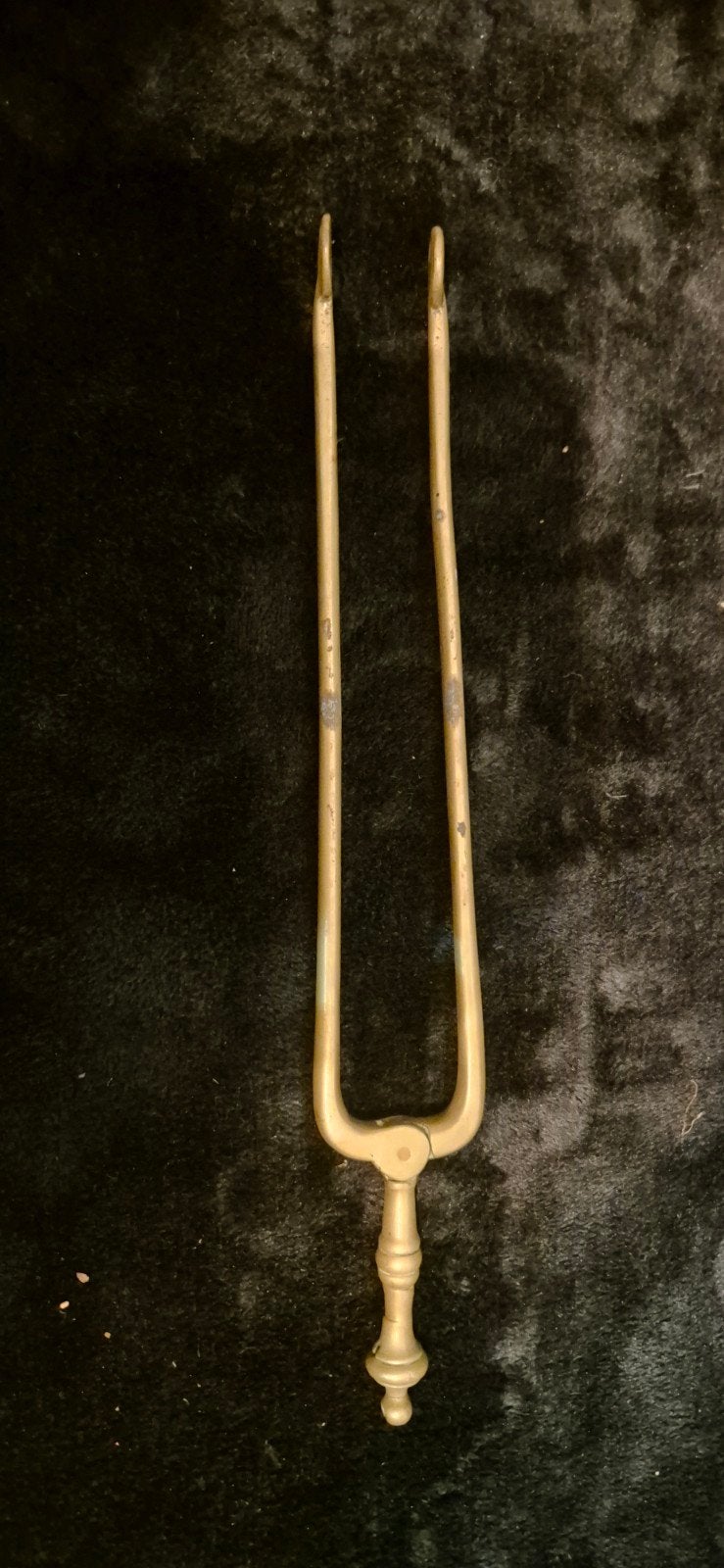 Antieke messing kolentang / haardtang, Ophalen of Verzenden