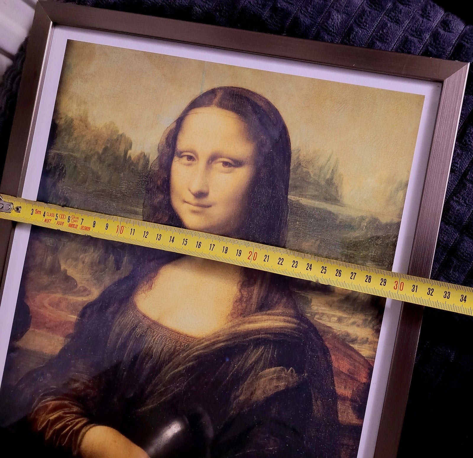 Mona Lisa reproductie in lijst, Ophalen of Verzenden
