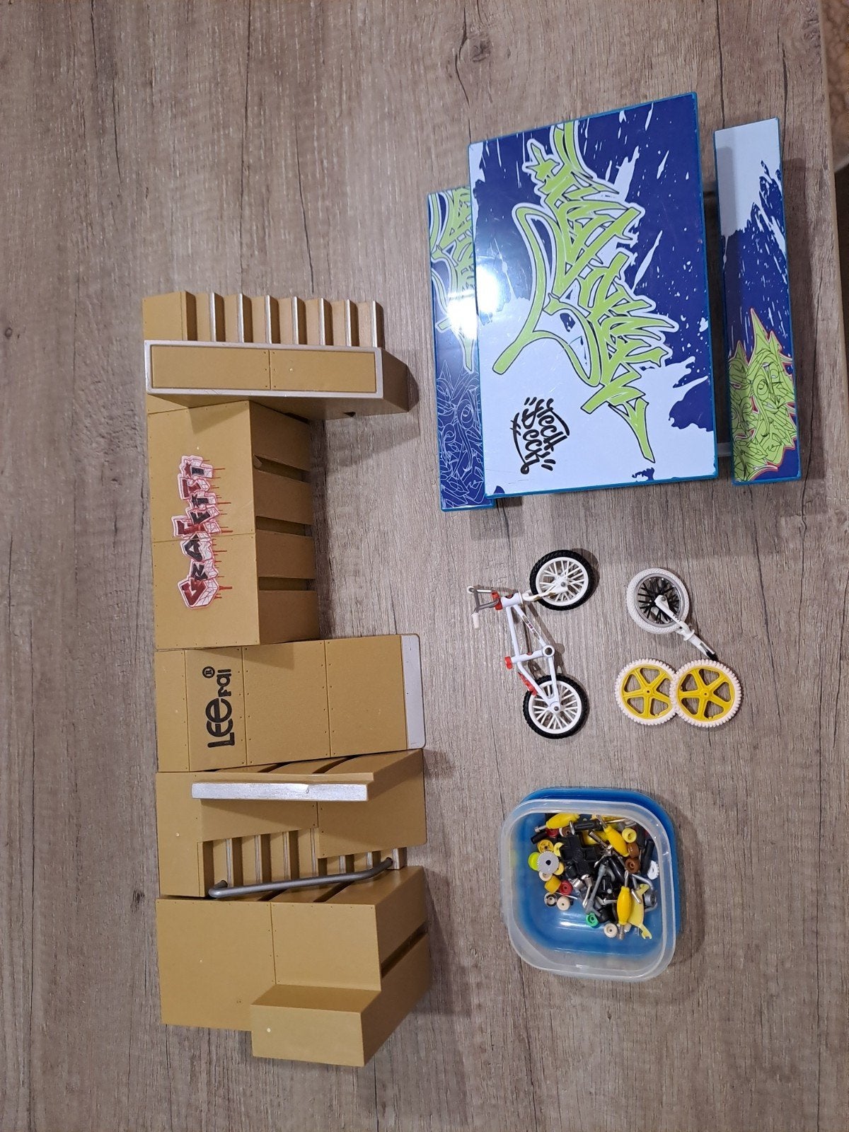 Grote set fingerboards, BMX en skatepark onderdelen, Ophalen, Jongen of Meisje